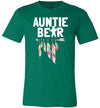 Auntie Bear Arrow Feathers Canvas