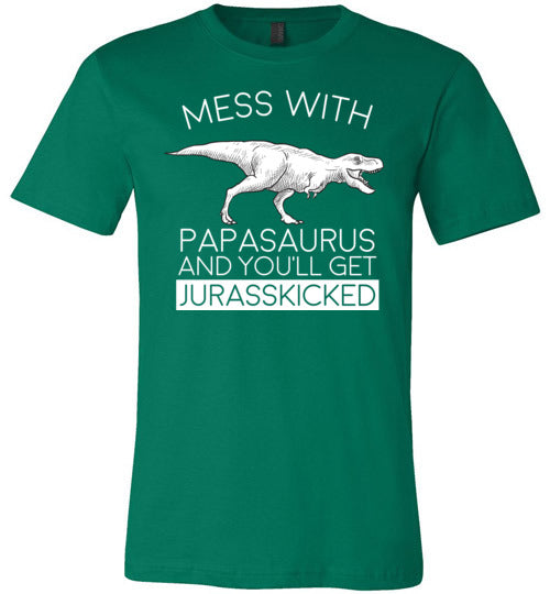 Papasaurus Jurasskicked Canvas