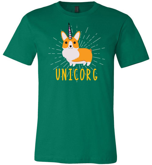 Unicorn Corgi Unicorg Canvas