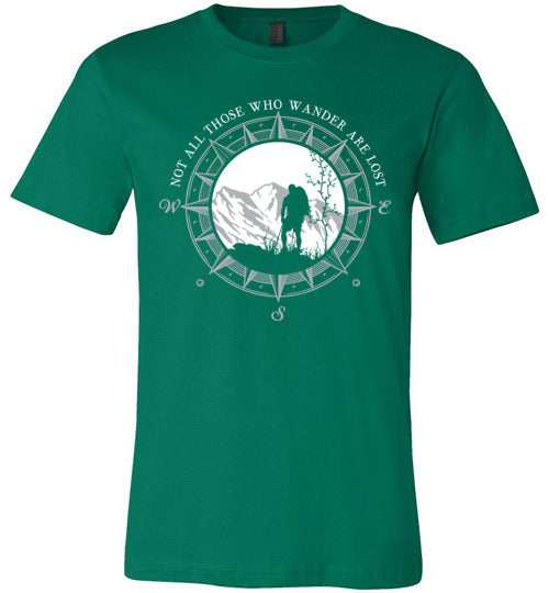 Hiking Not All Those Who Wander Are Lost Canvas