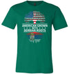 American Grown Serbian Roots Canvas