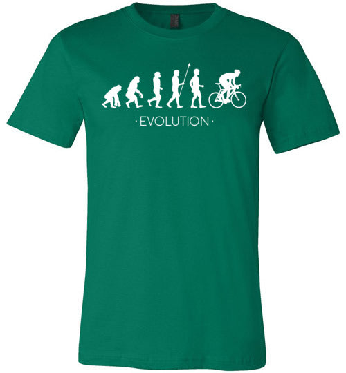 Cycling Cyclist Evolution Canvas