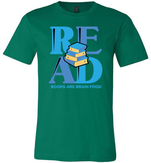 Read Books Are Brain Food Canvas