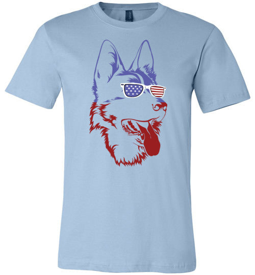 German Shepherd American Sunglasses Canvas