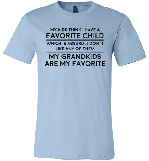 Favorite Child Grandkids Canvas