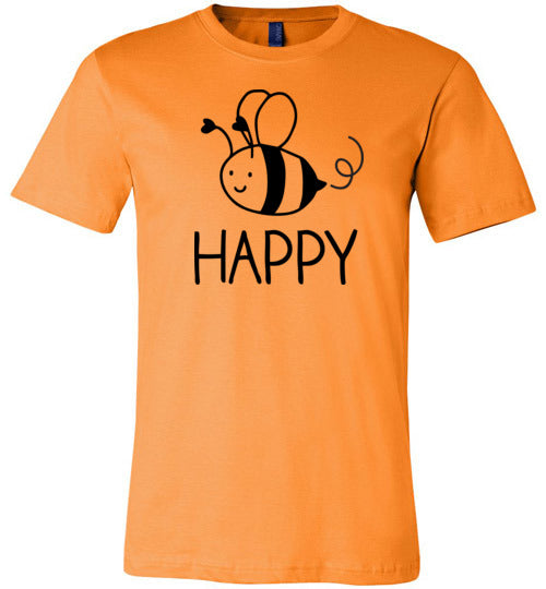 Bee Happy Light Shirts Canvas