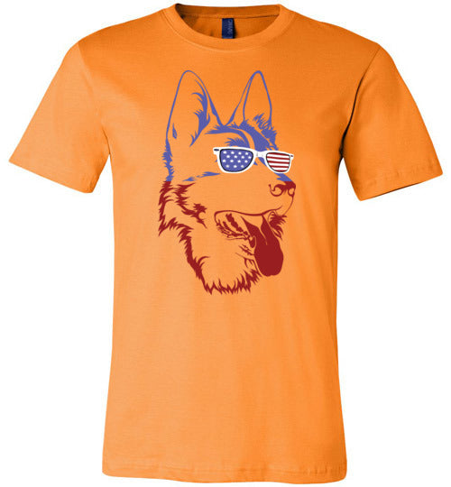 German Shepherd American Sunglasses Canvas