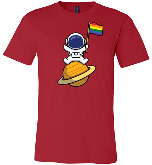 Astronaut LGBT Flag Canvas