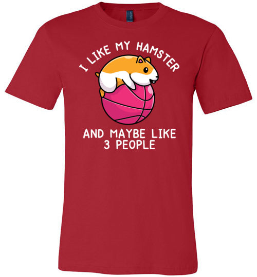 Like My Hamster Maybe 3 People Canvas