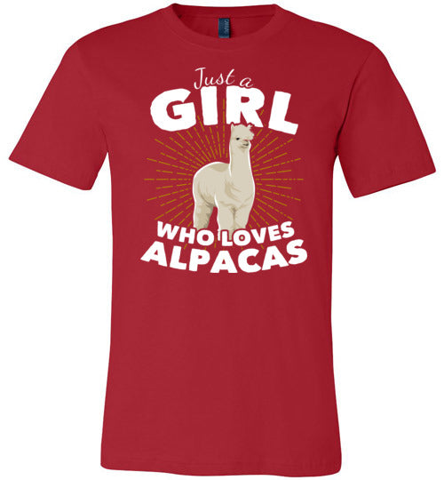 Just A Girl Who Loves Alpacas Canvas