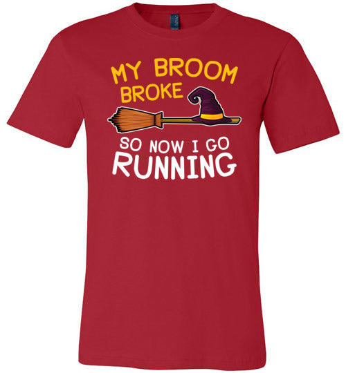 Broom Broke Running Canvas