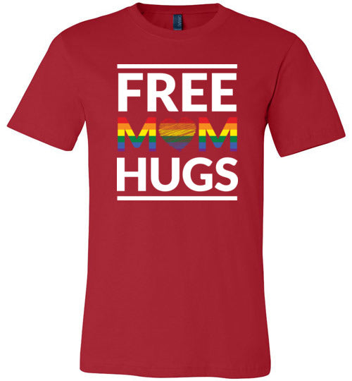 Free Mom Hugs LGBT Canvas