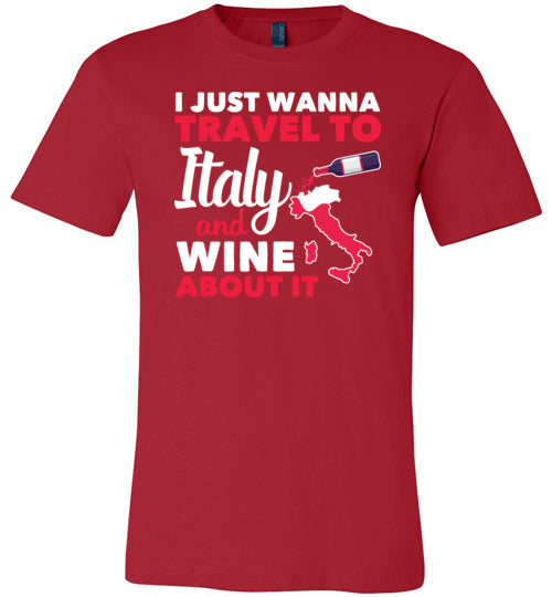 Italy Wine Travel Canvas