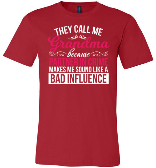 Grandma Partner In Crime Canvas