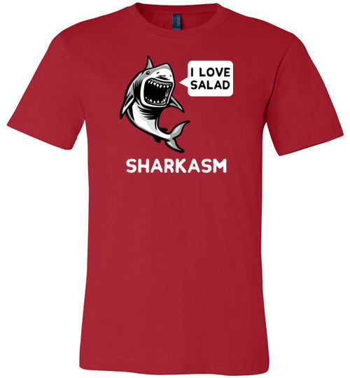 Sharkasm Love Salad Canvas