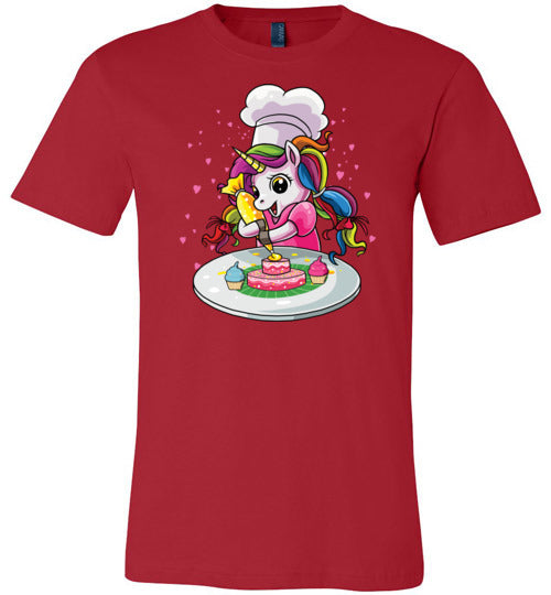 Unicorn Baking Cupcakes Canvas