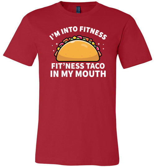 Fitness Taco In My Mouth Canvas