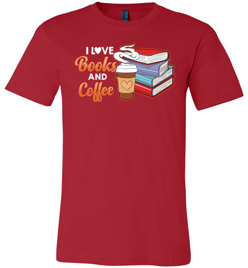 I Love Books And Coffee Canvas