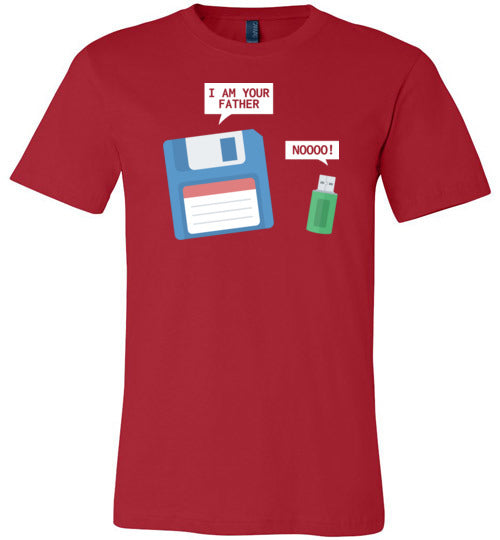 USB Floppy Disk Father Son Canvas