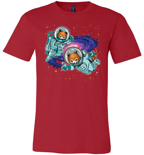 Red Pandas In Space Canvas