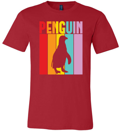 Retro Penguin Canvas