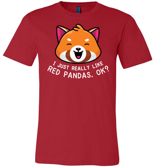 Just Really Like Red Pandas Canvas