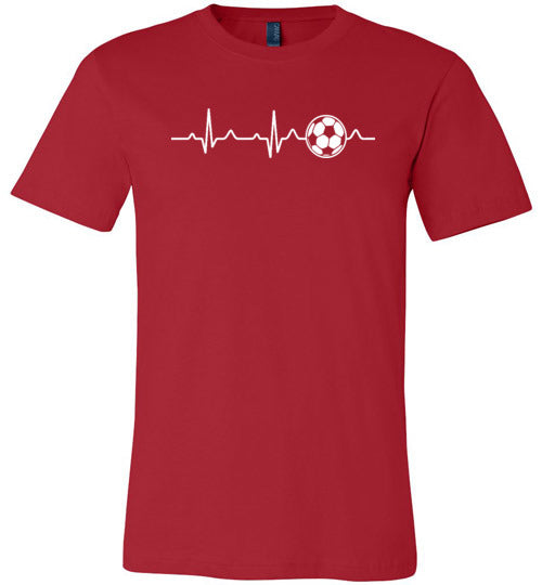 Soccer Heartbeat Canvas