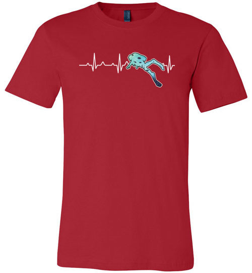 Scuba Heartbeat Canvas