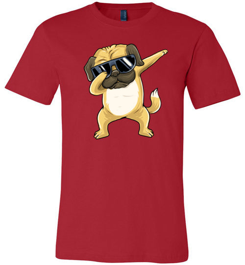 Dabbing Pug With Sunglasses Canvas