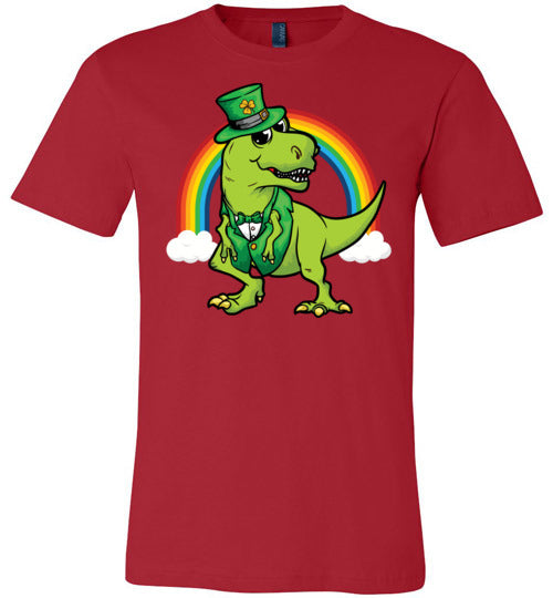 T-Rex Leprechaun St. Patricks Day Canvas