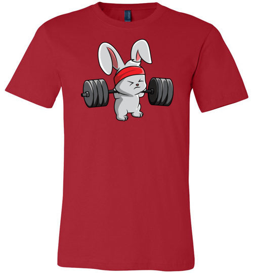 Bunny Rabbit Workout Weightlifting Canvas