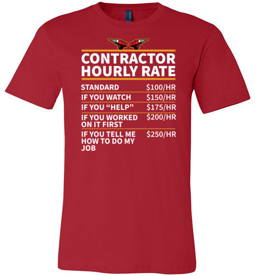 Contractor Hourly Rate Canvas