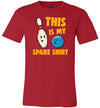 Bowling This Is My Spare Shirt Canvas