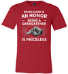 Being A Dad Is An Honor Grandfather Priceless Canvas