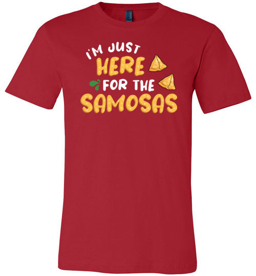 Just Here For The Samosas Canvas