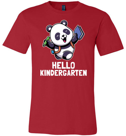 Panda Hello Kindergarten Canvas