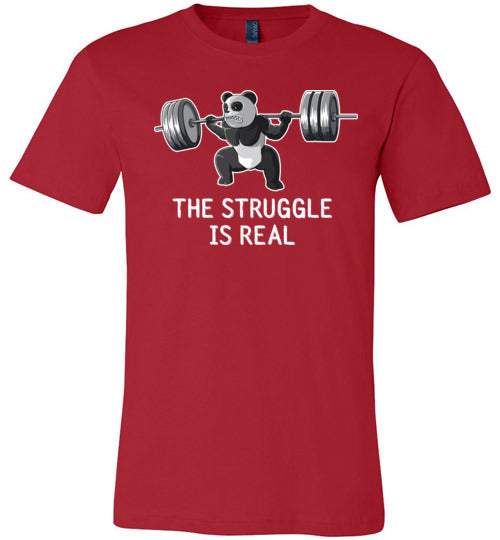 Panda Gym Struggle Is Real Canvas