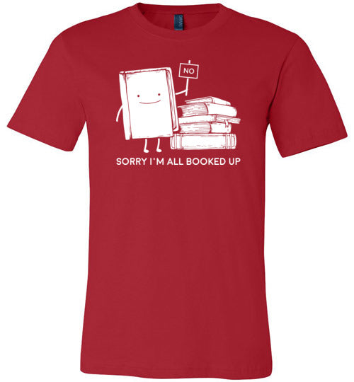 Sorry Booked Up Reading Canvas