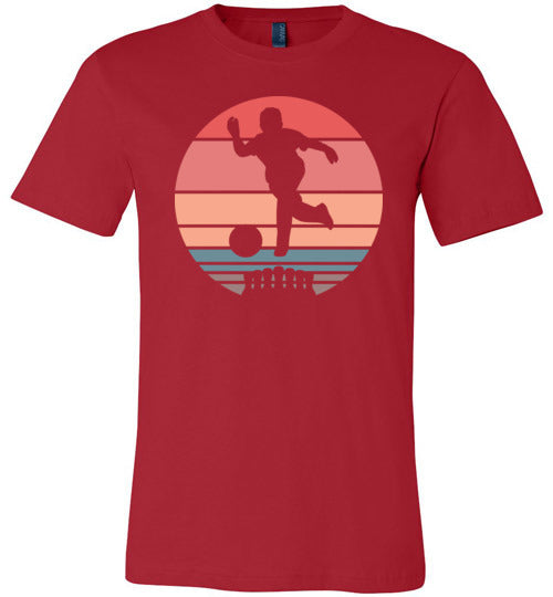 Bowling Retro Sunset Canvas