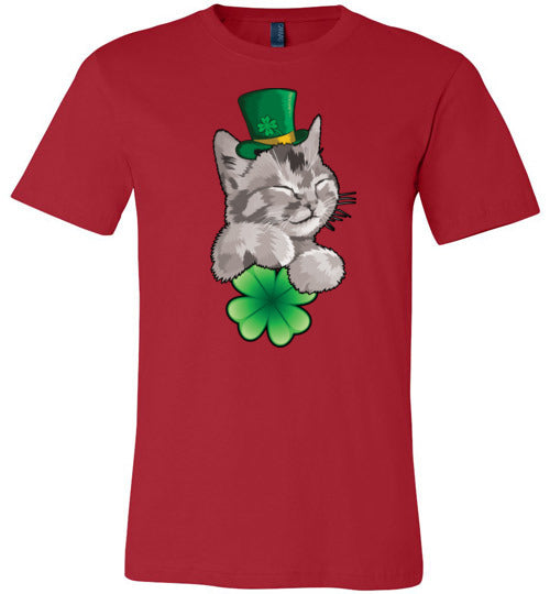 St. Patrick's Day Cat Canvas
