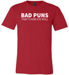 Bad Puns Eye Roll Canvas