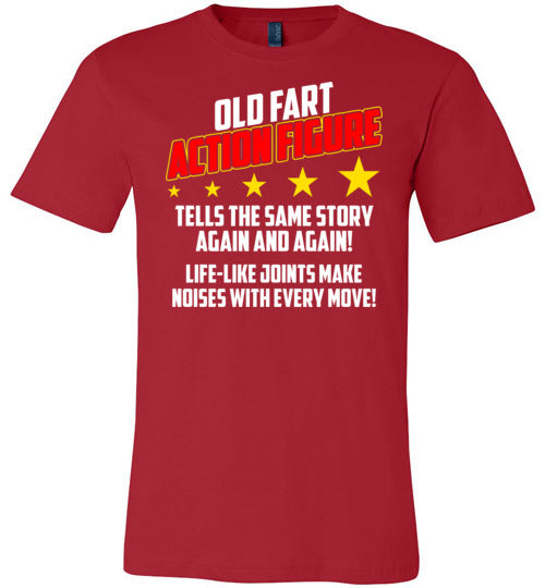 Old Fart Action Figure Canvas