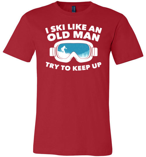 Ski Like An Old Man Canvas