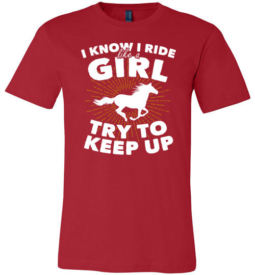 Horse Ride Like A Girl Canvas