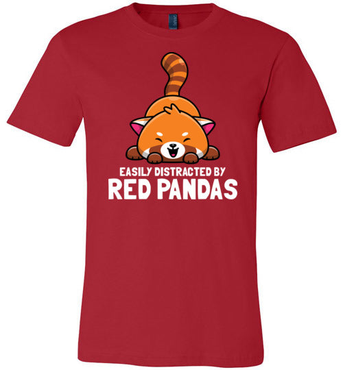 Red Pandas Easily Distracted Canvas