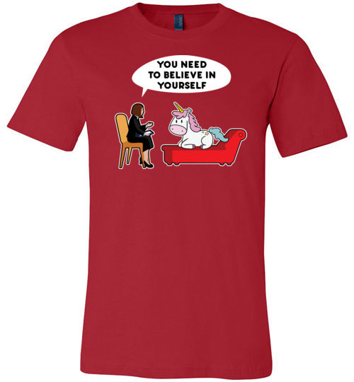 Unicorn Psychologist Believe In Yourself Canvas