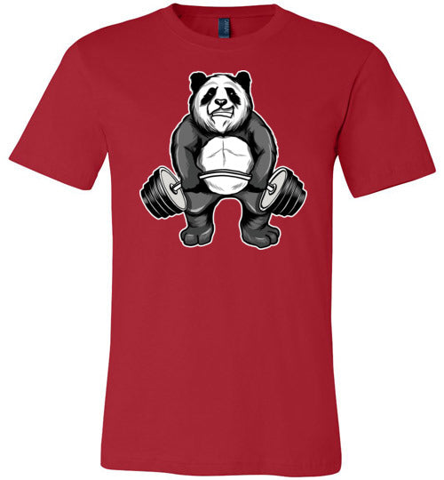 Strong Panda Weightlifting Gym Canvas