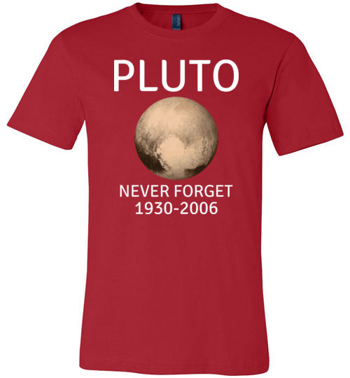 Pluto Never Forget Canvas