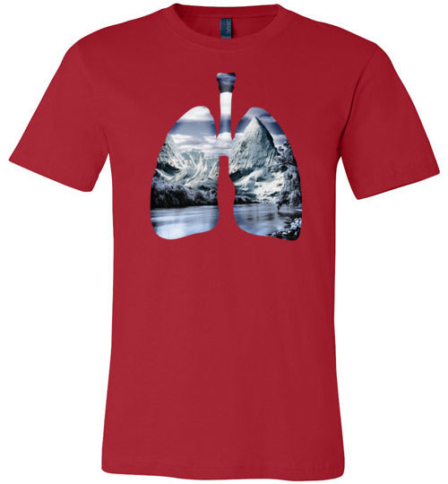 Hiking Nature Lungs Canvas