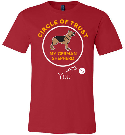 German Shepherd Circle Of Trust Canvas